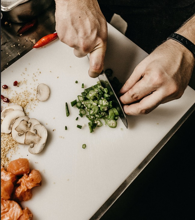 Cooking and business are connected